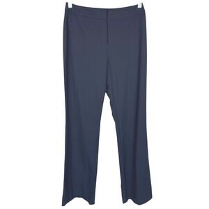 Lafayette 148 New York Wool Blend Black Dress Pants Career Trousers Size 4